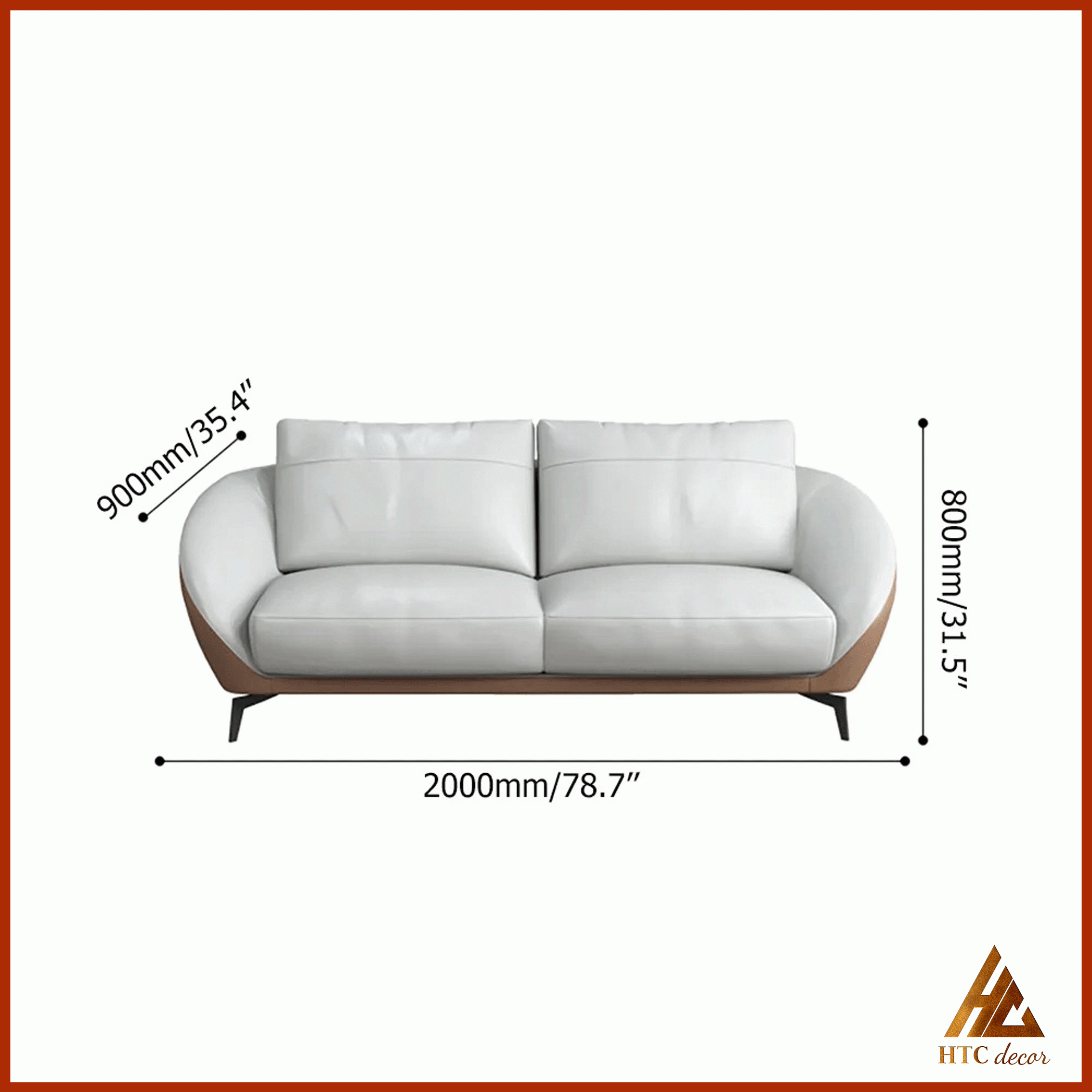 Ghế Sofa Băng Aire Da Simili